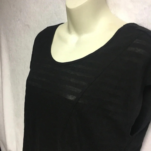 BCBGeneration black semi sheer XS top would fit up - Picture 2 of 8